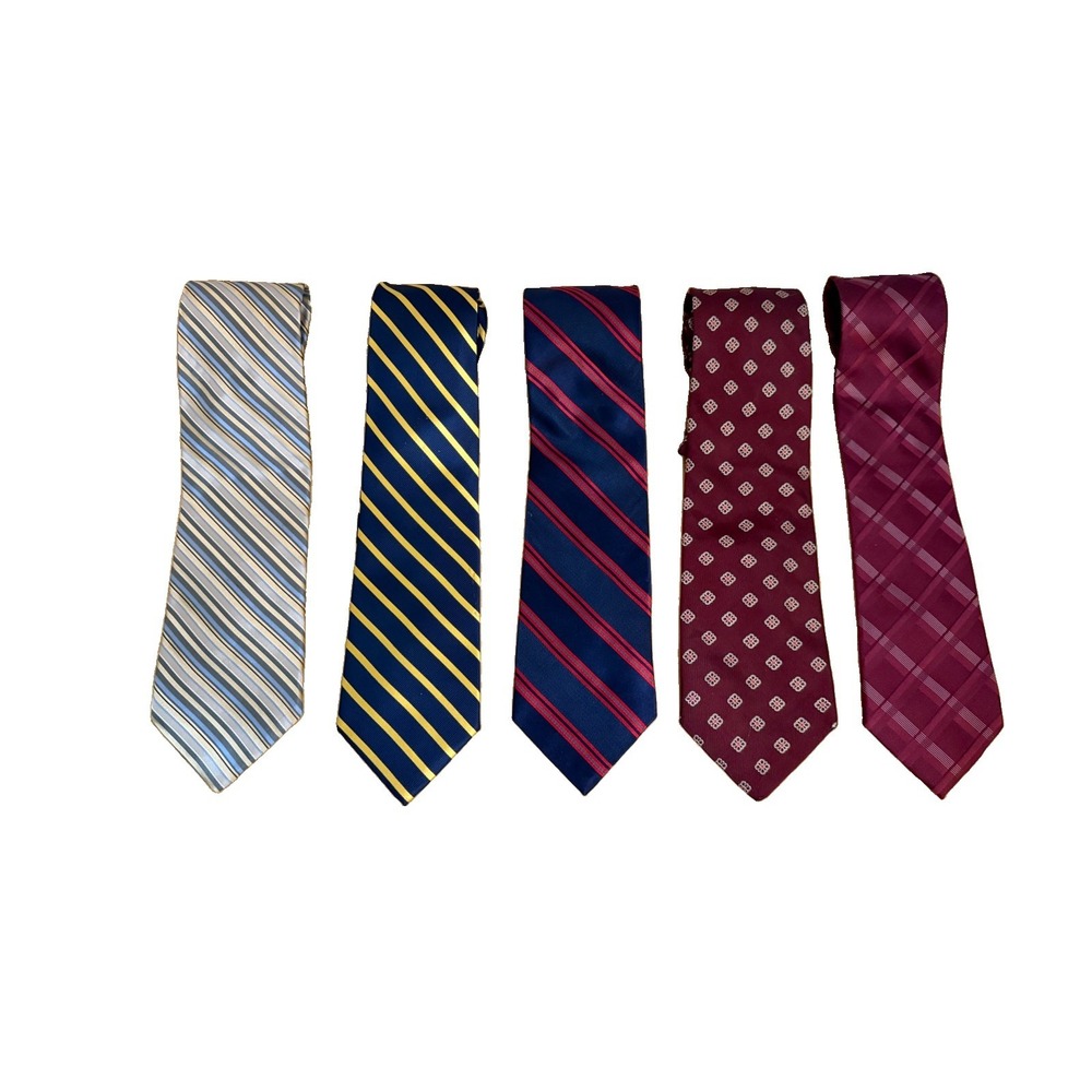Designer Tie Bundle Polo Nautica Banana Republic DKNY Calvin Klein Necktie Lot
